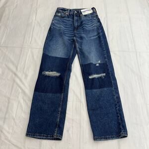 Arizona Women Vintage Straight High Rise Slim through Hip&Thigh Straight Leg 0